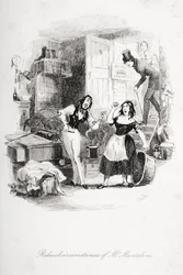 Circonstances réduites de M. Mantalini, illustration de 